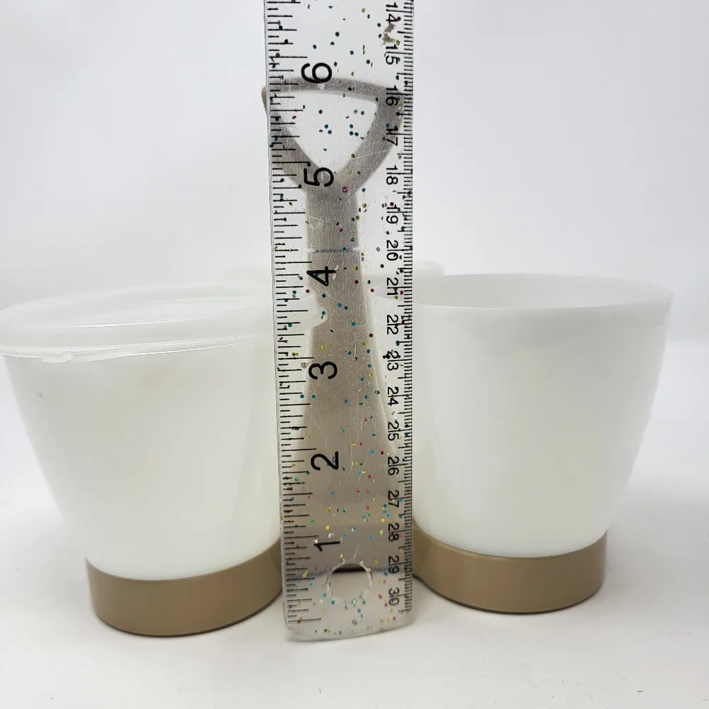 Vintage Tupperware Condiment Caddy Almond - Picture 6 of 6